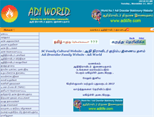 Tablet Screenshot of adidravidar.org